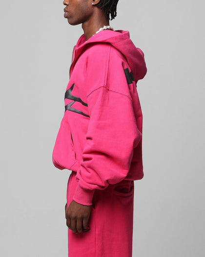 Loiter Celestial Full Zip Hoodie Pink