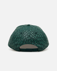 New Era Los Angeles Dodgers 'Croc Skin 2.0' 9FORTY A-Frame Snapback Dark Green