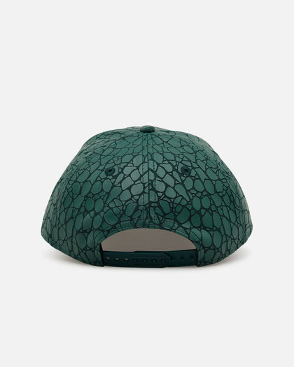 New Era Los Angeles Dodgers 'Croc Skin 2.0' 9FORTY A-Frame Snapback Dark Green