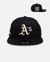 New Era Oakland Athletics 'Wool' 59FIFTY Fitted Black