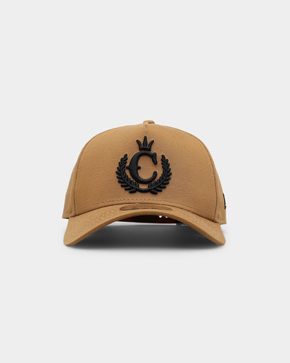 New Era X Culture Kings 9FORTY A-Frame Snapback Wheat/Black