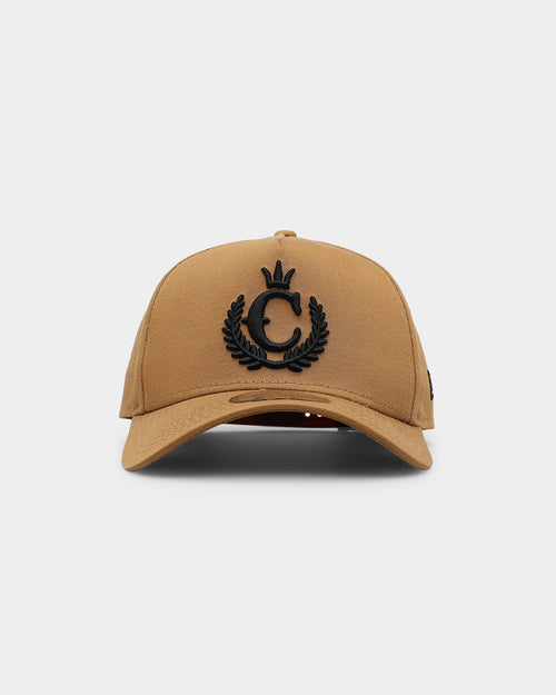 New Era X Culture Kings 9FORTY A-Frame Snapback Wheat/Black