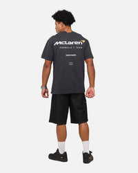 Mitchell & Ness X Mclaren Oscar Piastri Helmet T-Shirt Faded Black