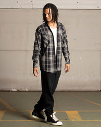 Saint Morta Mulberry Long Sleeve Flannel Shirt Khaki Green