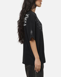 Worship Catharsis Box Crop T-Shirt Washed Black