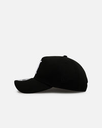 New Era Boston Red Sox 'Black White Upside Down Logo' 9FORTY A-Frame Snapback Black/White