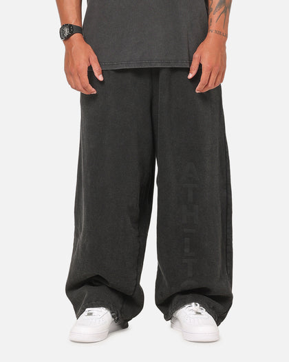Saint Morta Athltc R3 Baggy Sweatpants Washed Black