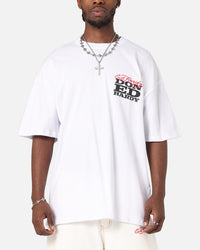 Ed Hardy Flaming Skull T-Shirt White