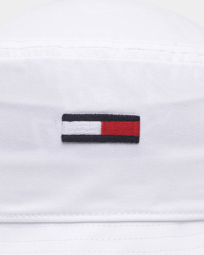 Tommy Jeans Flag Bucket Hat White