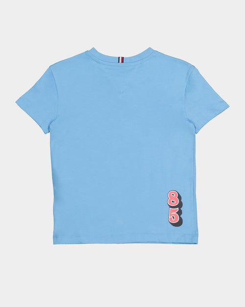Tommy Hilfiger Kids' Fun Logo T-Shirt Sky