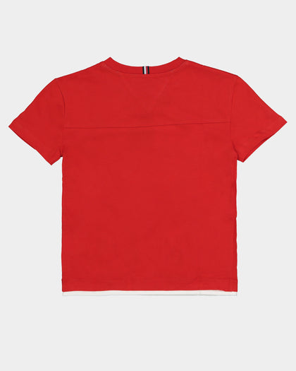 Tommy Hilfiger Kids' Tommy Varsity T-Shirt Deep Crimson