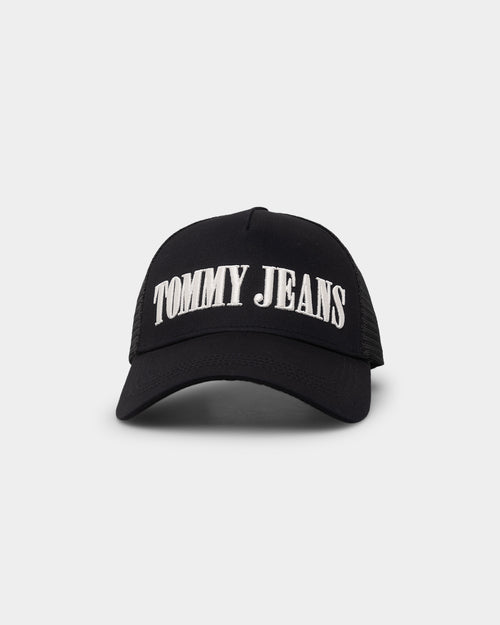 Tommy Jeans Heritage Stadium Trucker Cap Black