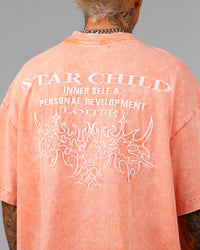 Loiter Star Child Pocket T-Shirt Sunset