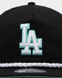 New Era Los Angeles Dodgers 'Black Cool Mint Golfer Collection' Golfer Snapback Black/Mint