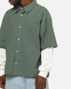 Carre Archive Layered Shirt Green Plaid