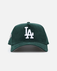 New Era Los Angeles Dodgers 'Dark Green Cord' 9FORTY A-Frame Corduroy Snapback Dark Green
