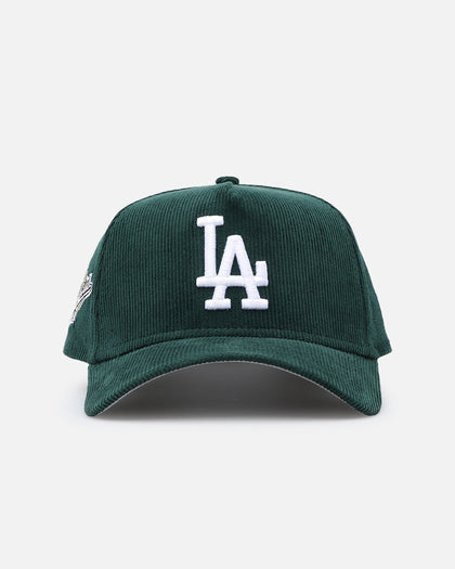 New Era Los Angeles Dodgers 'Dark Green Cord' 9FORTY A-Frame Corduroy Snapback Dark Green