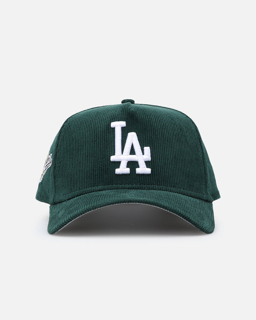 New Era Los Angeles Dodgers 'Dark Green Cord' 9FORTY A-Frame Corduroy Snapback Dark Green