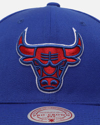 Mitchell & Ness Chicago Bulls 'Puerto Rico Flag' Pro Crown Snapback Blue