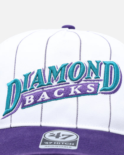 47 Brand Arizona Diamondbacks 'Double Header Pinstripe' '47 Hitch Snapback White