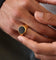 Saint Morta Onyx Octagon Signet Ring Gold