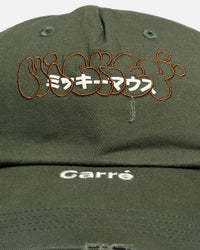 Carré x Disney Mickey & Friends Graf Snapback Dark Olive