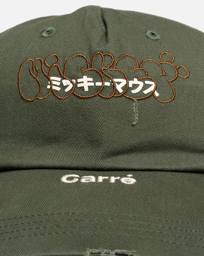 Carré x Disney Mickey & Friends Graf Snapback Dark Olive