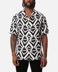 XXIII Aztec Button Up Shirt Black/White