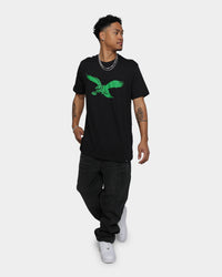 47 Brand Philadelphia Eagles Imprint Super Rival T-Shirt Jet Black