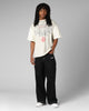 Loiter Drop Out Vintage T-Shirt Grey/White