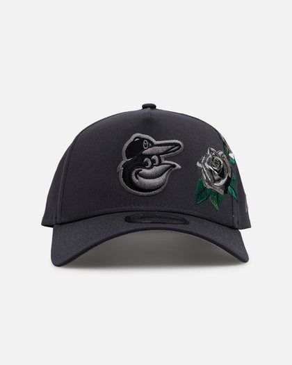 New Era Baltimore Orioles 'Gray Tonal Rose Embroidery' 9FORTY A-Frame Snapback Gray