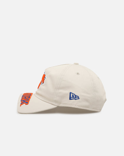 New Era New York Knicks 'Cutoff Visor' 9FORTY Snapback Stone