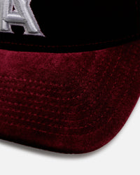 New Era Los Angeles Angels 'Velvet Dreams' 9FORTY A-Frame Snapback Burgundy