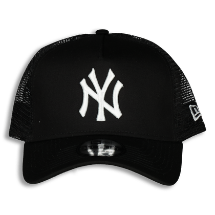 New Era New York Yankees 9FORTY A-Frame Trucker Black
