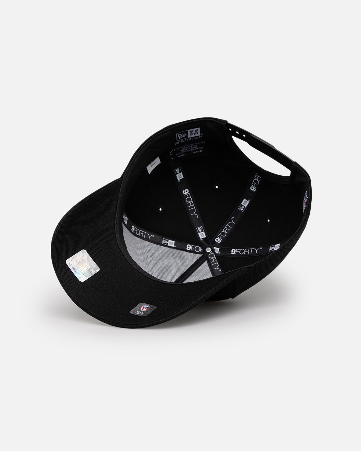 New Era Raiders 9FORTY A-Frame Snapback Black/White | Culture Kings US