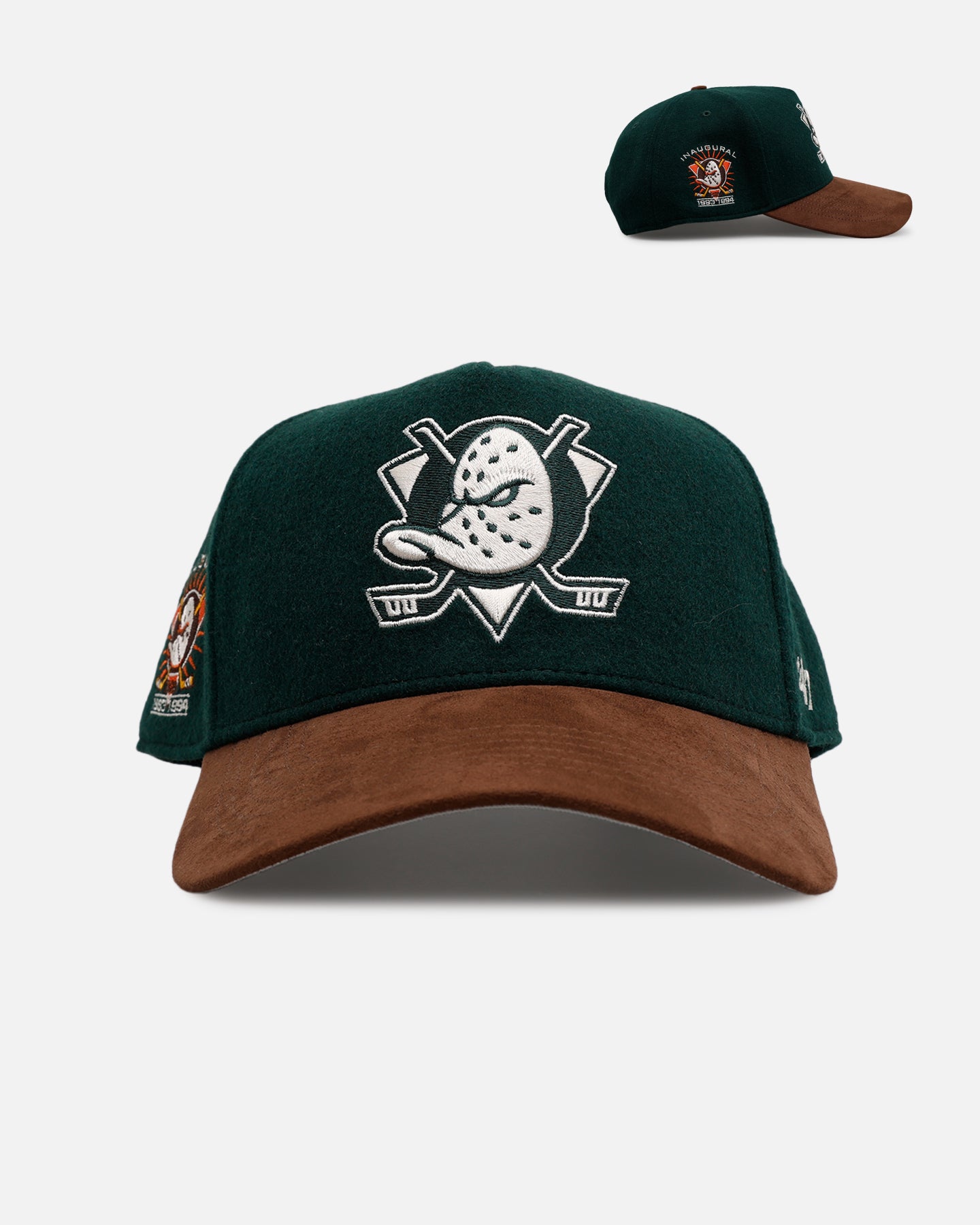 47 Brand Anaheim Ducks 'Fall Leaves' 47 Offside Snapback Green