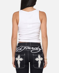 Ed Hardy Women's Eternal Tank White
