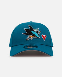 New Era San Jose Sharks 'Team Color Hearts' 9FORTY A-Frame Snapback Official Team Color