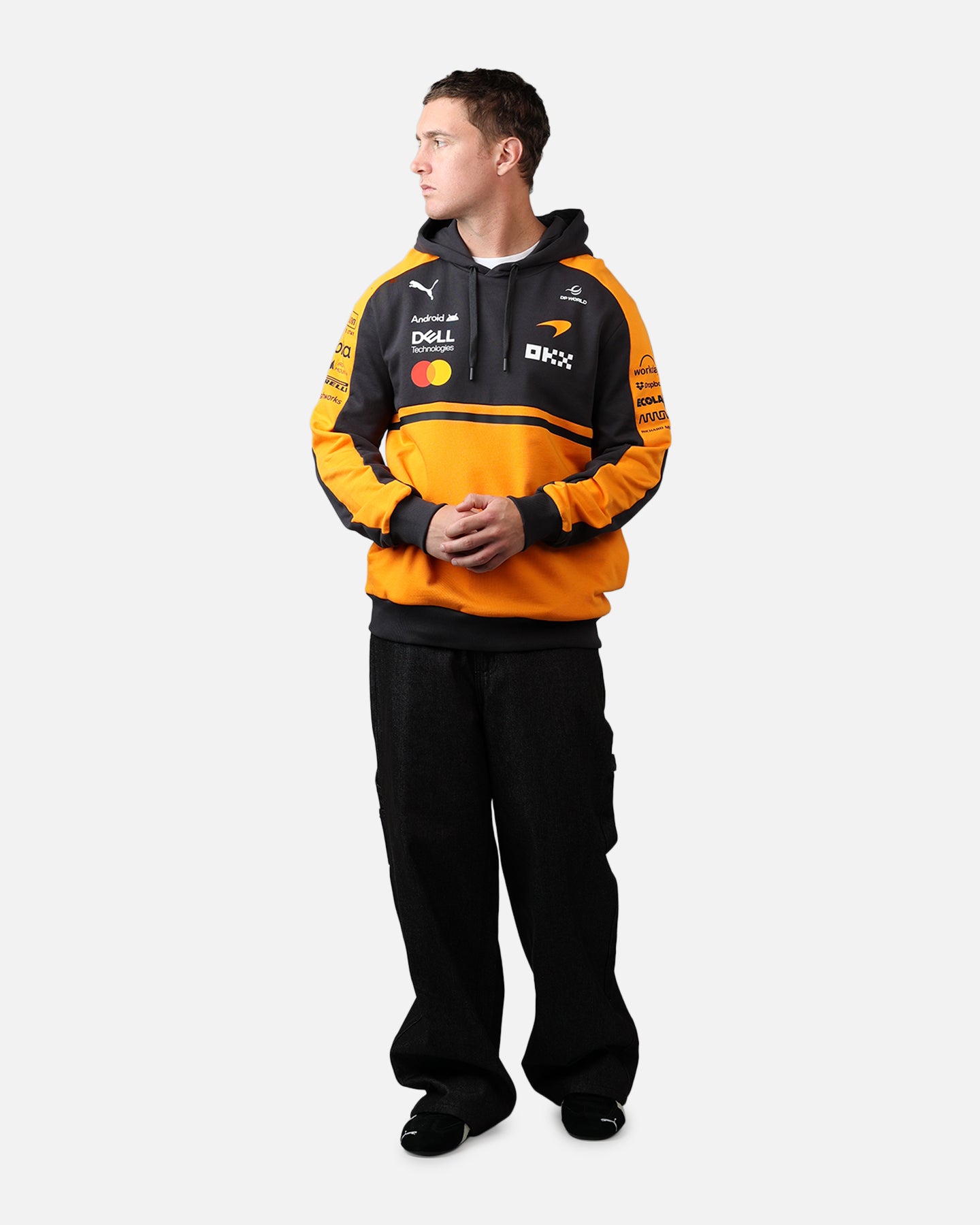 MC works ワッフルパーカー ブラック オレンジ Puma X Mclaren Replica Hoodie Papaya | Culture Kings US