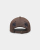 HUF Multi Hit 6-Panel Curved Visor Strapback Brown