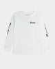 Brixton Kid's Gate Long Sleeve T-Shirt White