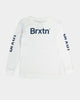 Brixton Kid's Gate Long Sleeve T-Shirt White