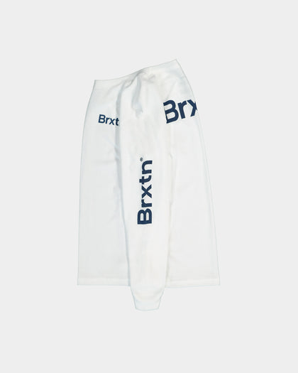 Brixton Kid's Gate Long Sleeve T-Shirt White