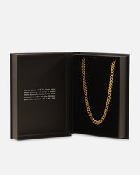 Saint Morta 7mm Cuban Chain Gold