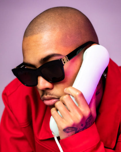 Balenciaga Dynasty Butterfly Sunglasses Black/Gold