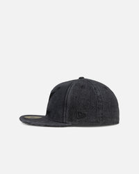 New Era New Zealand All Blacks 'Washed Denim' 59FIFTY Fitted Black
