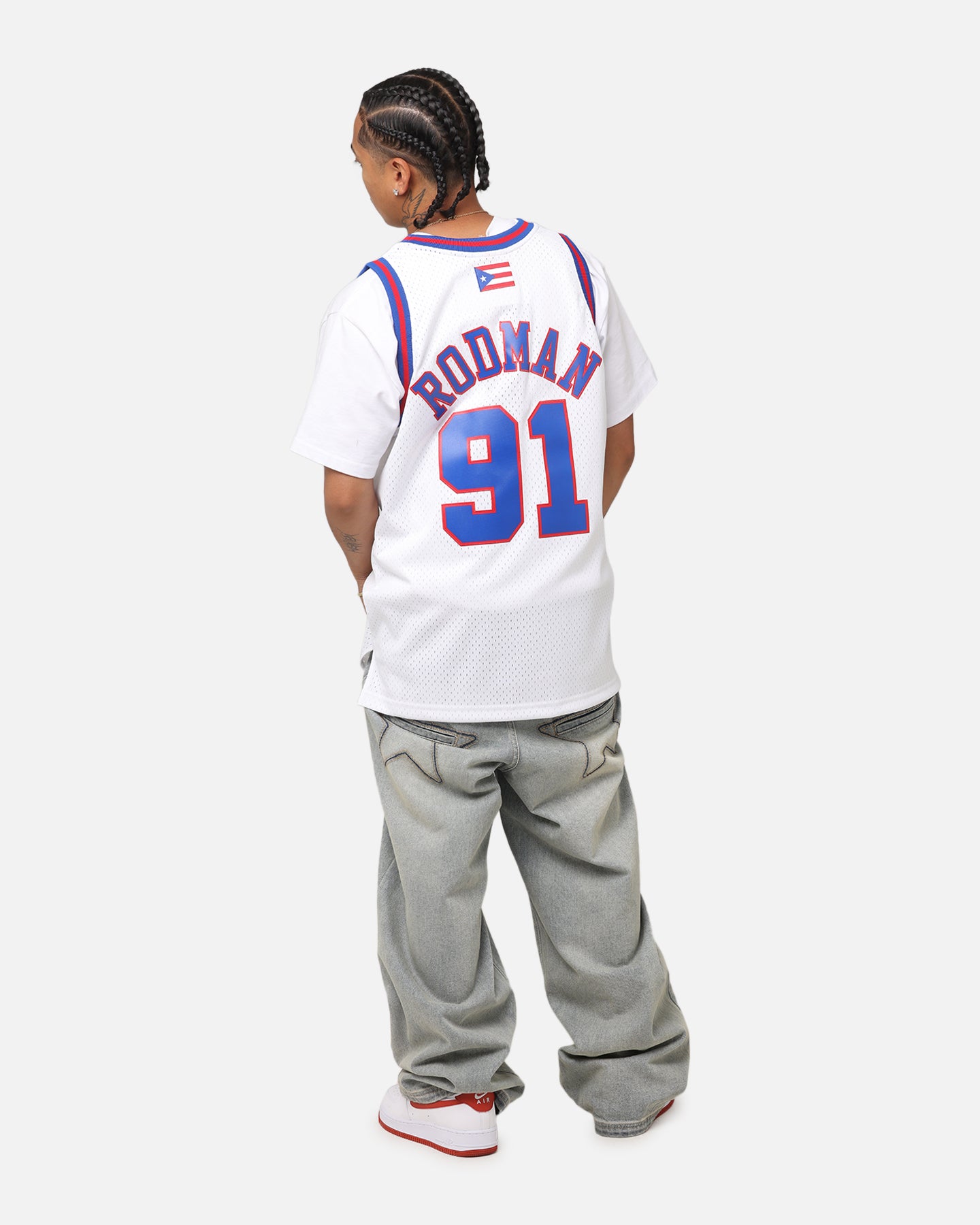 Mitchell & Ness Chicago Bulls Dennis Rodman #91 'Flags Collection