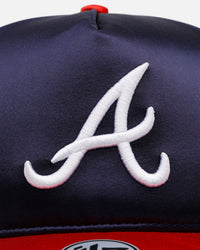 47 Brand Atlanta Braves 'Silky Way' 47 Hitch Snapback Navy/Red
