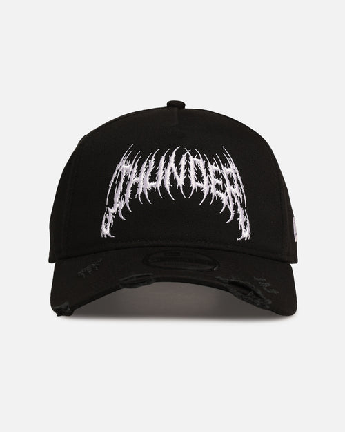 New Era Oklahoma City Thunder 'Hardcore Arch' 9FORTY A-Frame Snapback Black/White