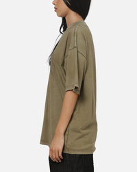 Represent Embellished Represent T-Shirt Vintage Khaki